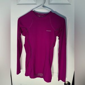 Columbia Women's Long Sleeve Tee - purple/magenta